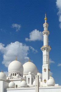 Sheikh Zayid Moschee in Abu Dhabi